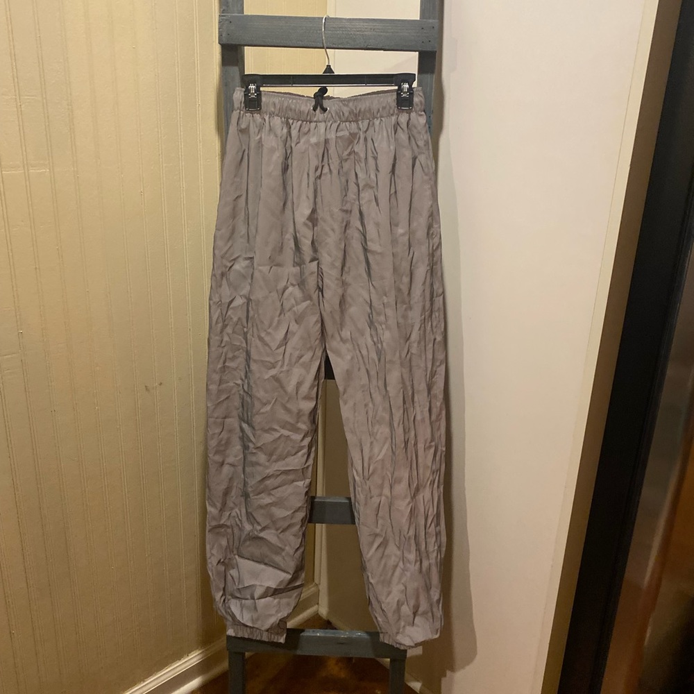 Silver holographic windbreakers